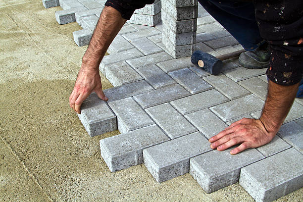 Residential Paver Driveway in Poteau, OK